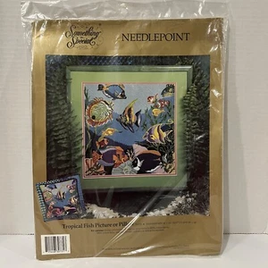 Candamar Something Special Needlepoint Tropical Fish Picture or Pillow 30731 - Picture 1 of 5