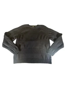 Timberland Sweater Adult Extra Extra Large Black Solid Cable Knit Cozy Unisex - Picture 1 of 18