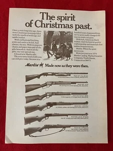 Marlin Gewehr Weihnachten 1973 Print Reklame Modelle 120, 1895, 336C, 39A, 783 Ad - Bild 1 von 7