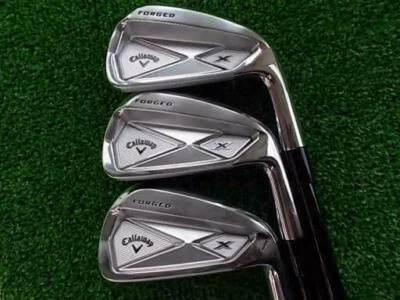 JAPAN MODEL CALLAWAY X-FORGED 2013 TOUR-AD 7PC S-FLEX IRONS SET GOLF 1167 - Image 1 of 4