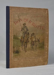 Saavedra, Cervantès. Histoire de Don Quichotte. [Don Quixote]. Paris, [c. 1880]. - Imagen 1 de 2