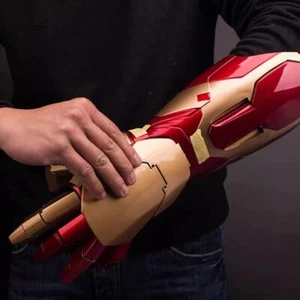 Iron Man MK42 Wearable Arm Gauntlet Armor with LED & Sound Effects Cosplay Props - Picture 1 of 23