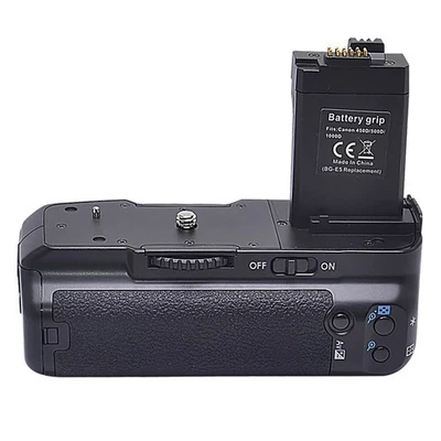 BG-E5 Vertical Battery Grip Holder Parts For Canon EOS 450D 500D 1000D Camera - Image 1 of 4