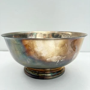 Vintage GORHAM 9" Silver Plated Serving Bowl YC781 MCM Rhode Island USA - Picture 1 of 7