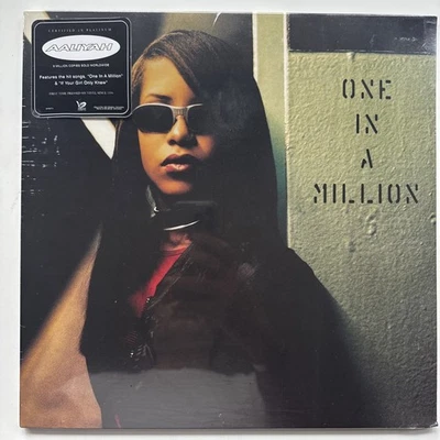 Aaliyah "One In A Million" Vinyl Reissue 1996 R&B Black Vinyl LP Record Sealed - Image 1 of 3