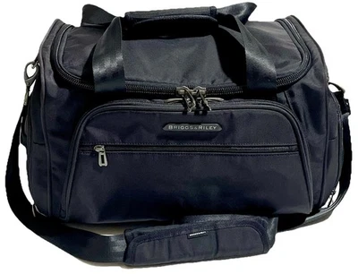 Briggs & Riley Transcend Duffle Bag Black Carry On Under Seat TD340-4 - Image 1 of 4