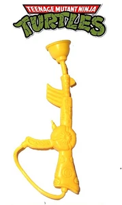 Teenage Mutant Ninja Turtles 1991 RAPHAEL Green Beret's yellow PLUNGER GUN raph - Picture 1 of 2