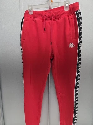 Pantalones deportivos Kappa X XL rojo mezcla de algodón  Foto 1 de 4