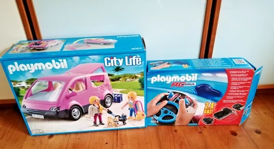 Playmobil 9054 City Van, Pink ,City Life + Playmobil RC Modul 6914, TOP! - Bild 1 von 4