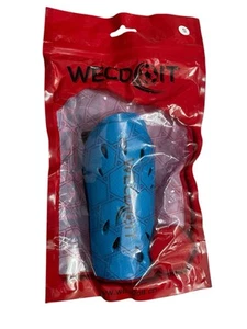 Neu Fußball Schienbeinschoner blau Kinder - Größe S - Bild 1 von 3