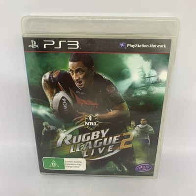 RUGBY LEAGUE LIVE 2  PS3 PlayStation 3 Complete PAL Game ACCEPTABLE CONDITION - image 1 of 4