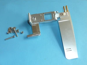 Alu Ruderanlage L100 x H130mm mit Wellenhalter - für 4,75mm Strut-Welle - Bild 1 von 4