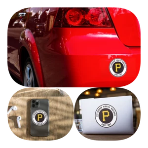 MLB Pittsburgh Piratas Logo Vinilo Adhesivo Calcomanía o Calcomanía Coche NUEVO - Imagen 1 de 4