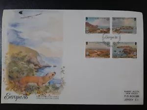(ISM-100) ISOLA DI MAN FDC 1986 EUROPA NATIONAL TRUST - Foto 1 di 1