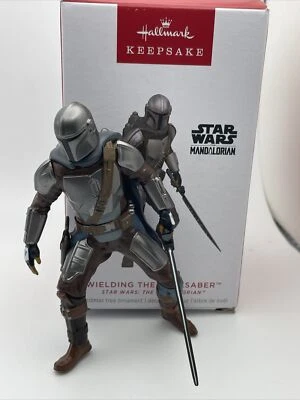 2024 Hallmark Keepsake Ornament WIELDING THE DARKSABER STAR WARS THE MANDALORIAN