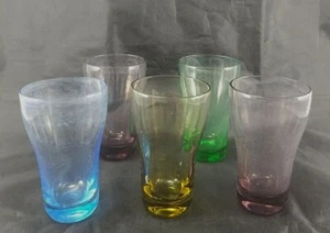 Gafas de colección Shot Cordials cada una única en color conjunto de 5 - Imagen 1 de 6