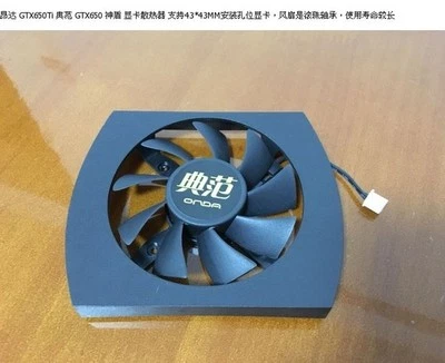 Onda GTX650Ti Model GTX650 Graphics card fan Ball Bearings RQ8015H12S DC12V - Image 1 of 2
