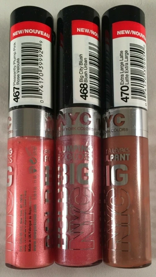 NYC Big Bold Plumping Lip Gloss **YOU CHOOSE COLOR** ~COMBINED SHIPPING~ - Image 1 of 1
