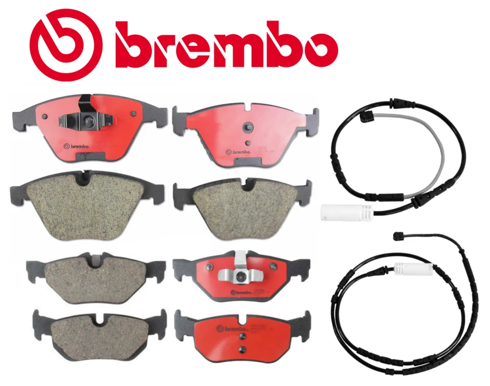 Juego de pastillas de freno delanteras y traseras de cerámica OEM Brembo + sensor para BMW X1 sDrive28i Foto 1 de 1
