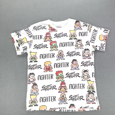 Camiseta Nintendo Street Fighter Para Hombre Talla XL Estampado Completo Manga Corta Capcom Foto 1 de 4