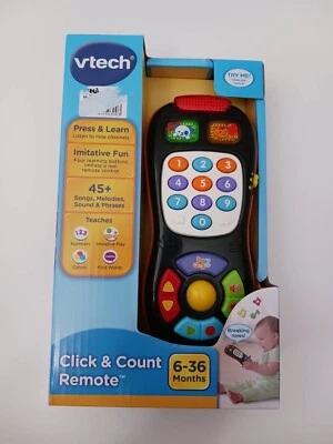 VTech Baby Toddler Click & Count Remote Control Interactive Educational Toy - Image 1 of 4
