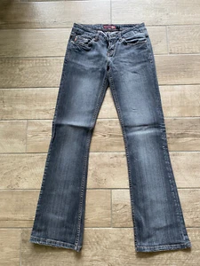 BLEND She, Schlaghose für Damen, 28 , grey washed, Hüfthose weites Bein - Bild 1 von 4