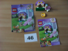 LEGO 41025 Friends Puppy Dog Kennel with BA + Foil Bag #46