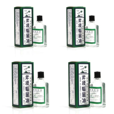 Axe 品牌原装药用油 28 毫升 x4 瓶 Minyak Angin Cap Kapak — 第 1/3 张图片