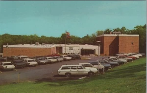 Atlanta, GA: Police Academy, Second State Flag, Vintage Cars - Georgia Postcard - Picture 1 of 2