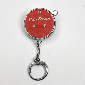 Portachiavi Vintage Pocket Golf Scorer Colpo Colpo Colpo Punteggio Custode Hong Kong - Foto 1 di 5