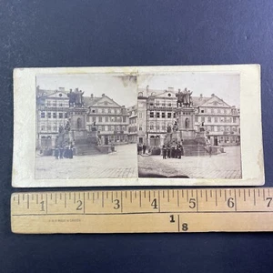 Eduard Schmidt von der Launitz Eröffnung Gutenberg Denkmal Stereoview um 1858 X3568 - Bild 1 von 6