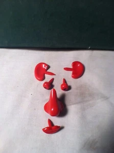 Mr Potato Head Parts For Frenchy/Frankie/ Willy   {Red} - Picture 1 of 1