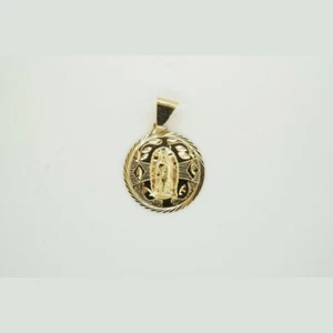 14 Karat Gelbgold religiöser Anhänger - feiner Schmuck USA - Bild 1 von 4