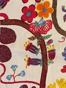 SVENSKT TENN JOSEF FRANK Baranquilla lino stampato Stoccolma nuovo resto II - Foto 1 di 1