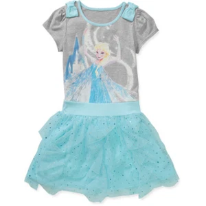 Disney Frozen Girls' Elsa Tutu Dress (Extra Small-4/5) - Picture 1 of 1