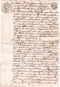 Castelnuovo Garfagnana-Lettera manoscritta a firma Antonio Casoni-Anno 1847( 441 - Foto 1 di 2