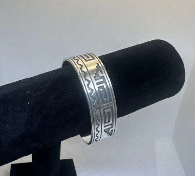 Brazalete tribal vintage KABANA de plata esterlina .925 suroeste Foto 1 de 4