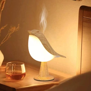 2-in-1 Cordless Bird Diffuser & LED Desk Lamp USB Touch Sensor Bedside Light - Picture 1 of 8