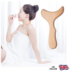 Wooden Gua sha Lymphatic Drainage Massager Larger Body Back and Neck Gua Sha ✅ - Picture 1 of 7