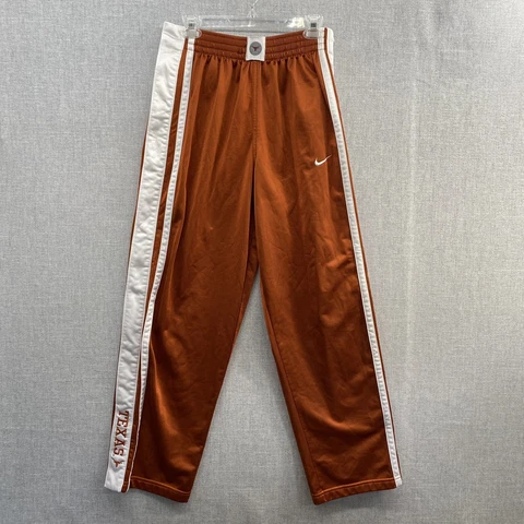 NIKE Elite Texas Longhorns Warm Up Pants Snap Mens Medium Orange Basketball Cover