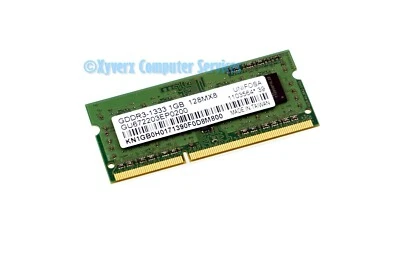 GU672203EP0200 GENUINE UNIFOSA LAPTOP MEMORY 1GB GDDR3-1333 128MX8 (CA67) - Image 1 of 2