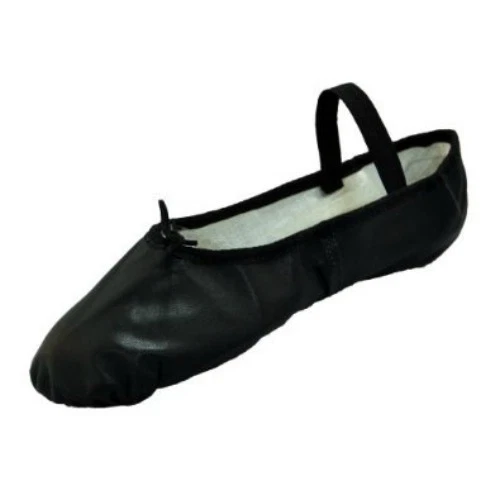 So Danca BAE90S Toddler Girl's 11M Fits 10.5 Black Leather Full Sole Ballet Shoe - Image 1 of 1