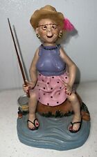 Nancye Williams OH YOU DOLL Edna Figurine (Fish all Day) NW6508 VFR27D