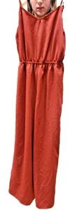 Girls 10/12 fashion romper jumpsuit, bittersweet color (+separate short jacket) - Picture 1 of 4