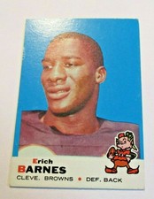 1969 Topps Football Card Erich Barnes #4 JP