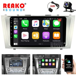 For 2007-2011 TOYOTA CAMRY 9" Android 12.0 Bluetooth Car Stereo Radio GPS WIFI - Picture 1 of 14
