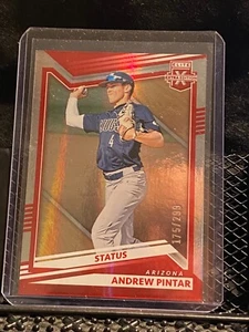 Andrew Pintar 2022 Elite Extra Status Red #d/299 - #138 Diamondbacks - Picture 1 of 2
