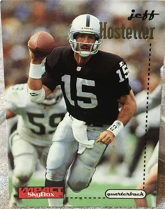 1996 SkyBox Impact Football Card #103 Jeff Hostetler - Bild 1 von 2