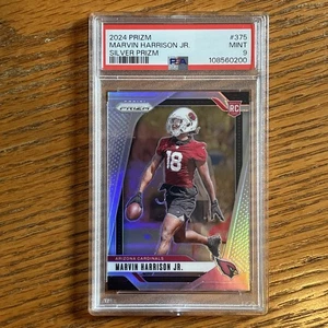 2024 Panini Prizm - Rookies Silver Prizm #375 Marvin Harrison Jr. (RC) PSA 9 - Bild 1 von 6