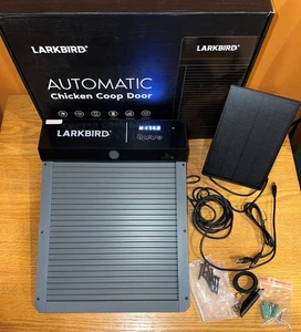 Larkbird Automatische Hühnerstalltür, Audio-Rückruffunktion, Solar, Timer, App - Bild 1 von 5